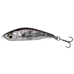 Savage Gear 3D Sticklebait Pencil 6,5cm 10,5gr Sinking Black Silver (met Ratel)