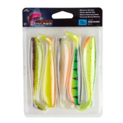 Fox Rage Zander Pro Shad Mixed UV Colour Pack (5pcs) 7,5cm