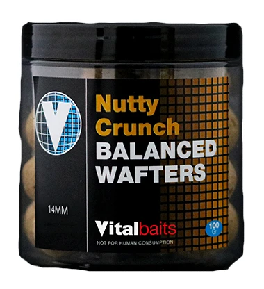 Vital Baits Nutty Crunch Wafters 18mm 3 Vital Baits Nutty Crunch Wafters 18mm