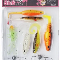 Berkley Sick Pack Perch Softbait Kit (10pcs) -Vangst Pro Verkoop 532a1eb08c1c0cce