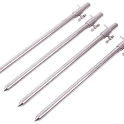 4 X NGT Stainless Steel Banksticks 50-90cm -Vangst Pro Verkoop 60525ddc29677373