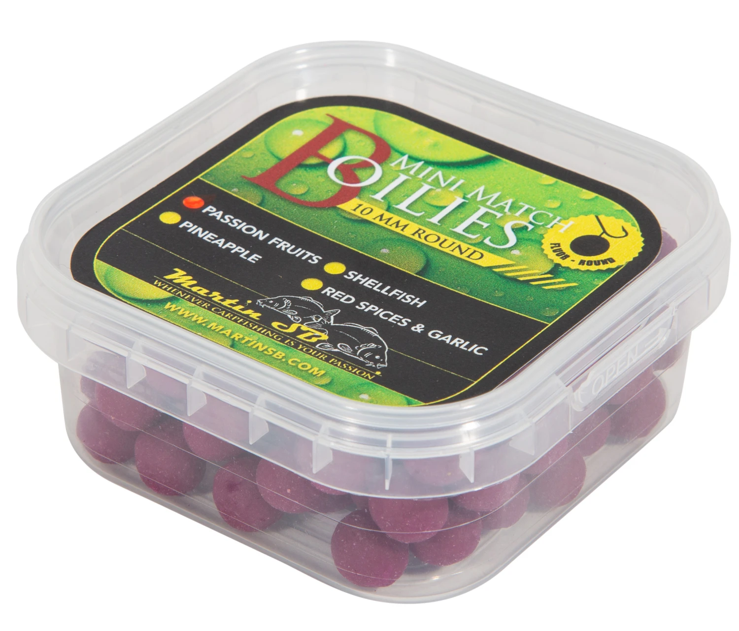 Martin SB Mini Match Boilies Passion Fruits Dumbell 7mm 3 Martin SB Mini Match Boilies Passion Fruits Dumbell 7mm