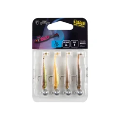 Fox Rage Micro Tiddler Fast Mixed UV Colour Pack Loaded 5cm (3g) (4 Stuks) -Vangst Pro Verkoop 61e820227b7fbe9c