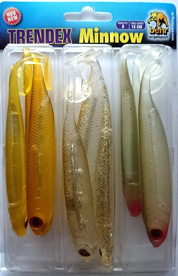 Behr Trendex Drop Shot Minnow 13 Cm Pack/ 9 Pcs 4 Behr Trendex Drop Shot Minnow 13 Cm Pack/ 9 Pcs - Afbeelding 2