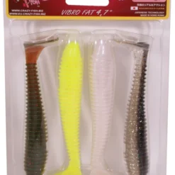 Crazy Fish Vibro Fat ''M79'' 12cm (4 Stuks)