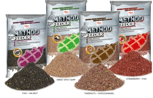 Carp Zoom Method Feeder Groundbait 1.0kg Strawberry Fish 3 Carp Zoom Method Feeder Groundbait 1.0kg Strawberry Fish