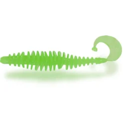 1,5g 5,5cm Neon Green Magic Trout T-Worm Twister Cheese 6pcs