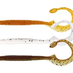 Westin Ned Worm Curl Mix Shad Clear Water Mix 12cm (5 Stuks)