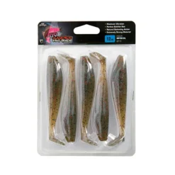 Fox Rage Zander Pro Shad Motor Oil Ultra UV Packs 12cm 5pcs