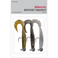Korum Buoyant Squirlyz 8cm 5gr (3pcs) Natural -Vangst Pro Verkoop aee81243826de863