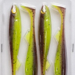 Fox Rage Slick Shad Ultra UV 11cm/4,25" UV Green Pumpkin (4pcs)