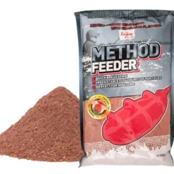 Carp Zoom Method Feeder Groundbait 1kg Orange-chocolate