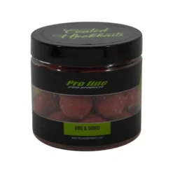 Pro Line Coated Hookbaits BBQ & Squid (200ml) 15mm Core