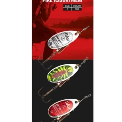 Effzett Assortment 4Pcs Spinner #3 12gr Sinking Zander -Vangst Pro Verkoop c547e85566cdb79f