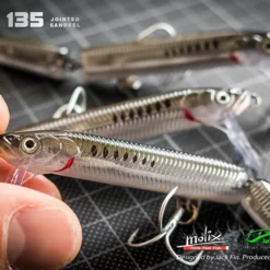 Molix Jointed Sandeel 95 Sinking (7,5g) Silver Bait -Vangst Pro Verkoop ce9f4431d63eb7fb