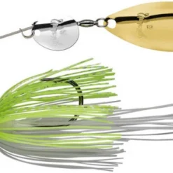 Strike King Hack Attack Heavy Cover Spinnerbait Chartreuse/White