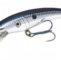 Strike King Banana Shad 5" Chrome Blue