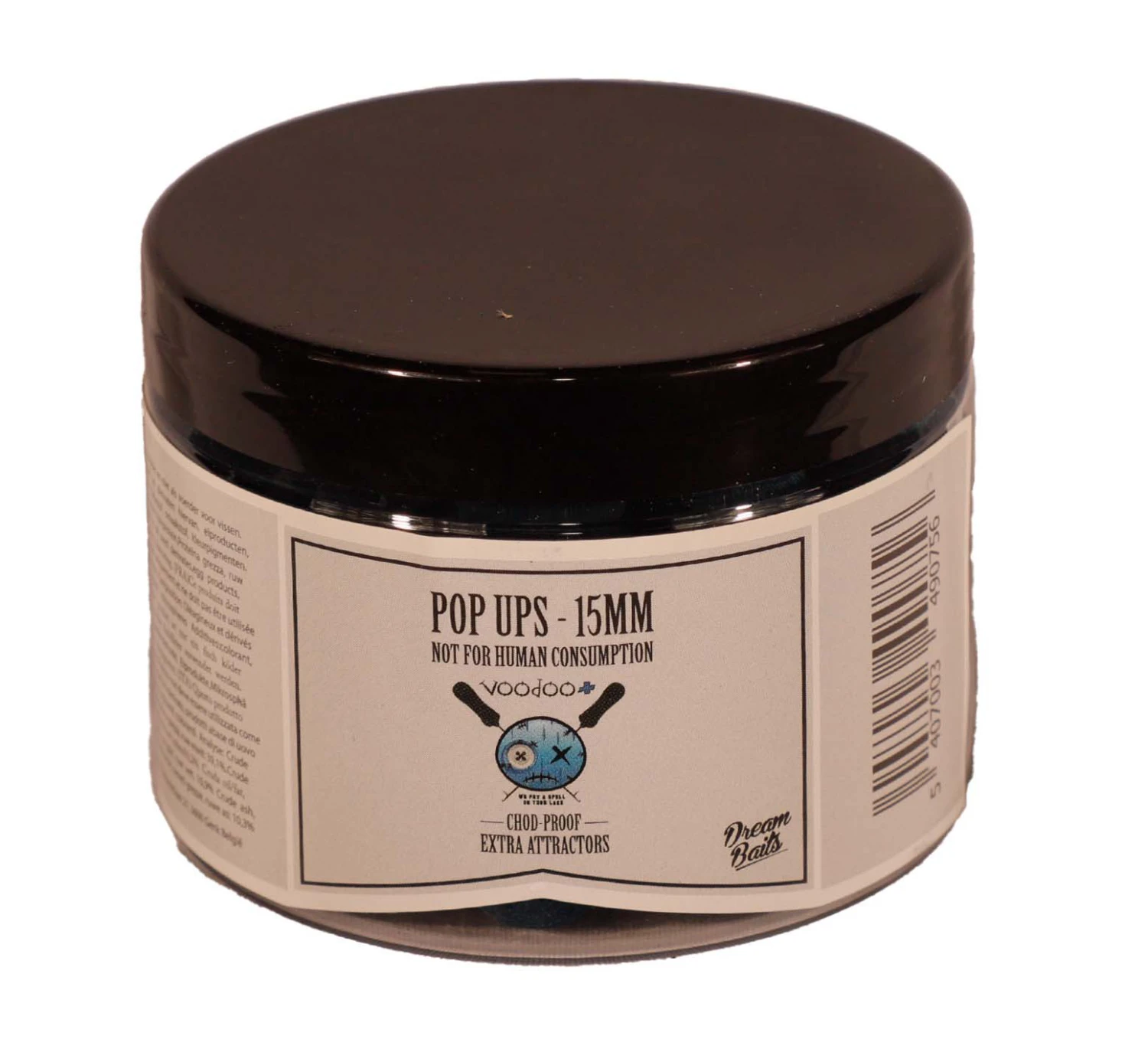 Dreambaits Voodoo+ Pop Ups Blauw 15mm 3 Dreambaits Voodoo+ Pop Ups Blauw 15mm